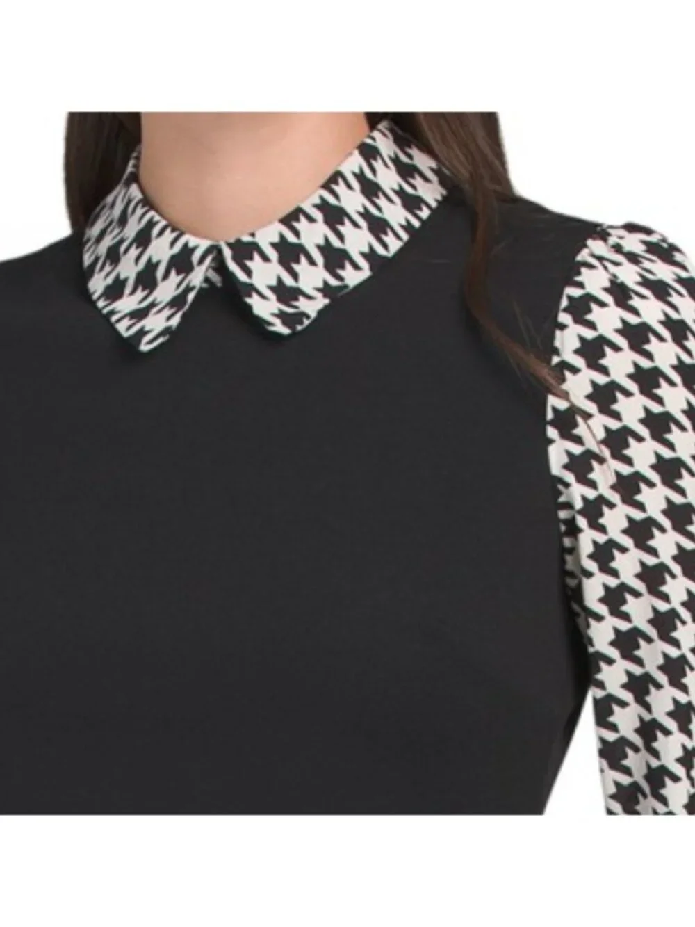 TOMMY HILFIGER Knit Crepe Mini Dress